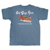 Old Guys Rule - It Took Decades - Lake Blue T-Shirt - Main View