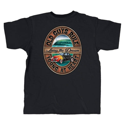 Old Guys Rule - The Dream - Black T-Shirt - Main View