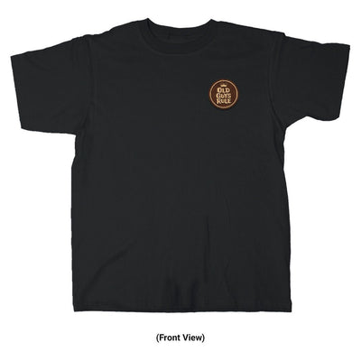Old Guys Rule - Muscle Cars - Black T-Shirt - Front View