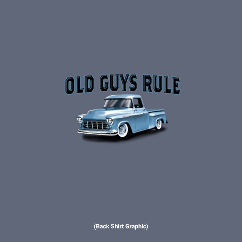 Old Guys Rule - Truck Band - Indigo Blue T-Shirt - Main View