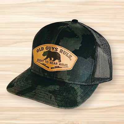 Old Guys Rule Trucker Hat - Beach Cruiser Front