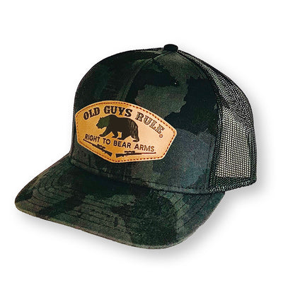 Old Guys Rule Trucker Hat - Beach Cruiser Front