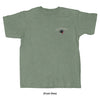 Old Guys Rule - Born & Bred - Heather Military Green T-Shirt - Front View