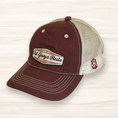 Old Guys Rule Baseball Cap - Aged to Perfection - Front