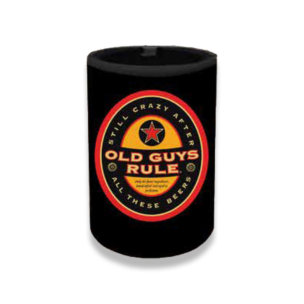 Old Guys Rule Koozie - Beer Label