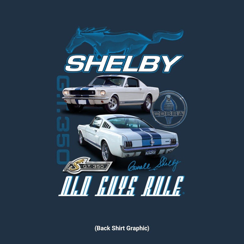 Old Guys Rule - Shelby 350 - Navy T-Shirt - Main View