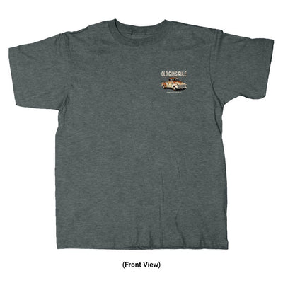 Old Guys Rule - Respect The Rust - Sport Grey T-Shirt - Front View