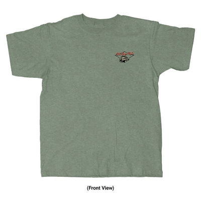 Old Guys Rule - Classic Woodie -  Heather Military Green - Front View