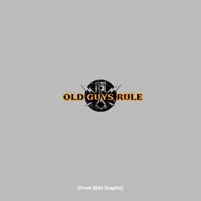 Old Guys Rule - Speed Shop - Sport Grey - Front Graphic