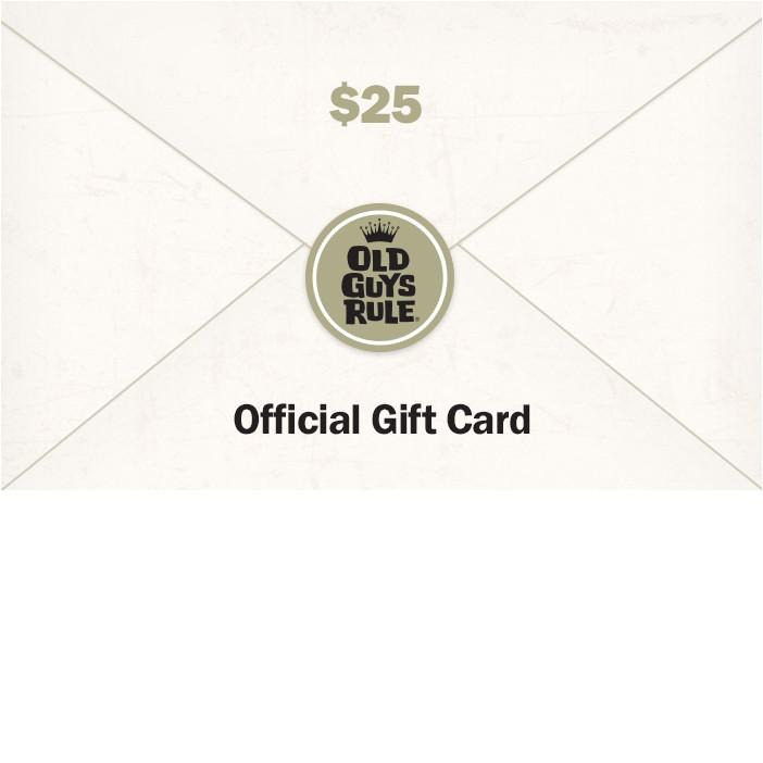Old Guys Rule - Gift Card - Main view