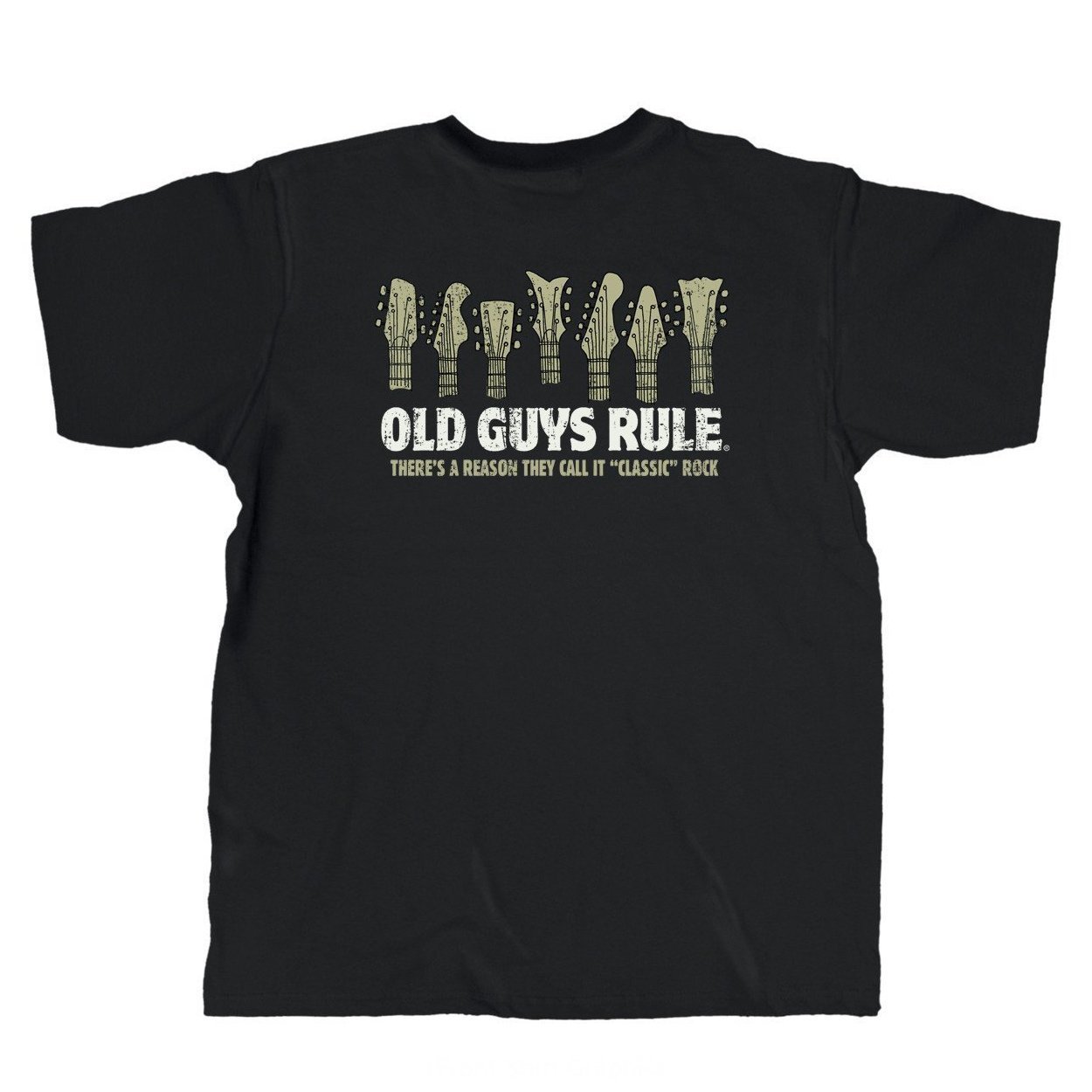 Old Guys Rule - Classic Rock - Black T-Shirt