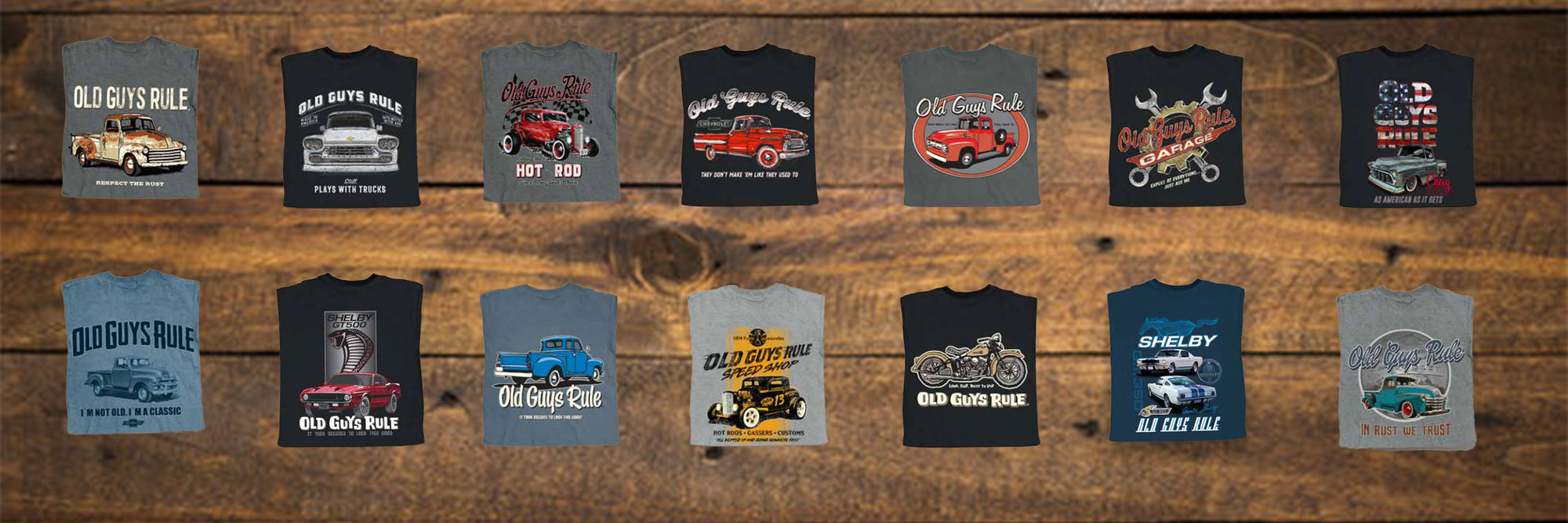 T-Shirts and Accessories For Your Motorcycle & Car Guy