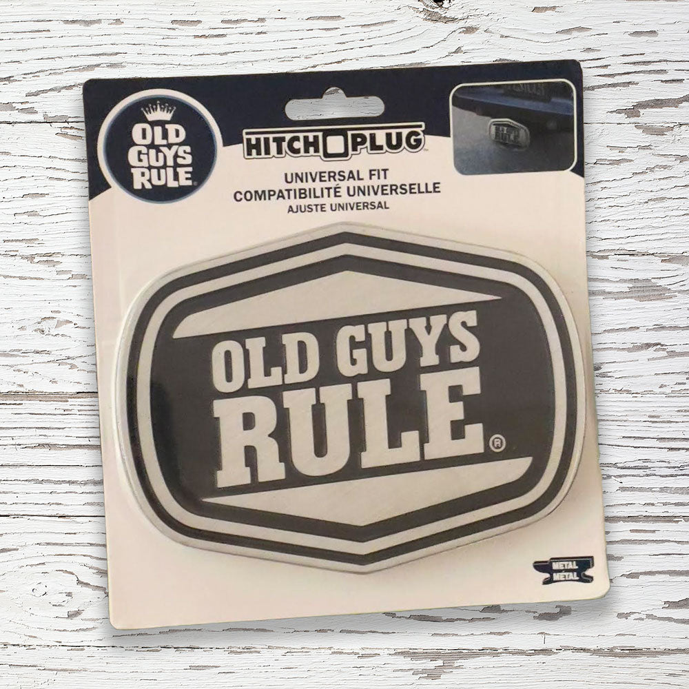 Old Guys Rule Trailer Hitch Plug