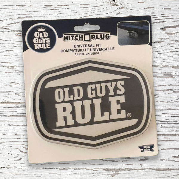 Old Guys Rule - Trailer Hitch Plug - Old Guys Rule - Official Online Store