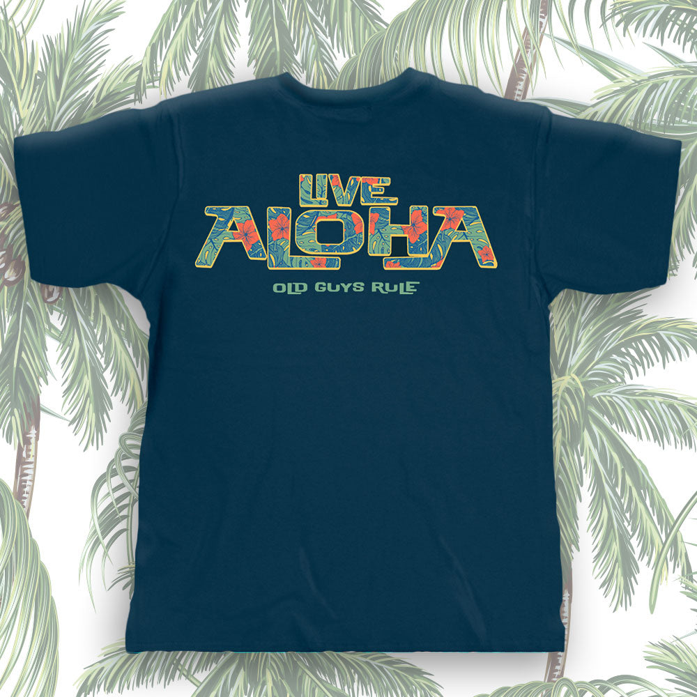 Live Aloha, 3XL / Navy