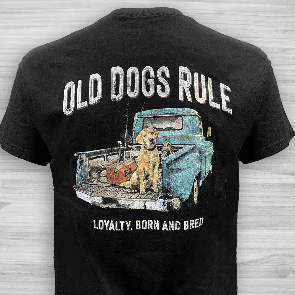 Old Guys Rule T-Shirt - Old Dogs Rule - Old Guys Rule - Official 