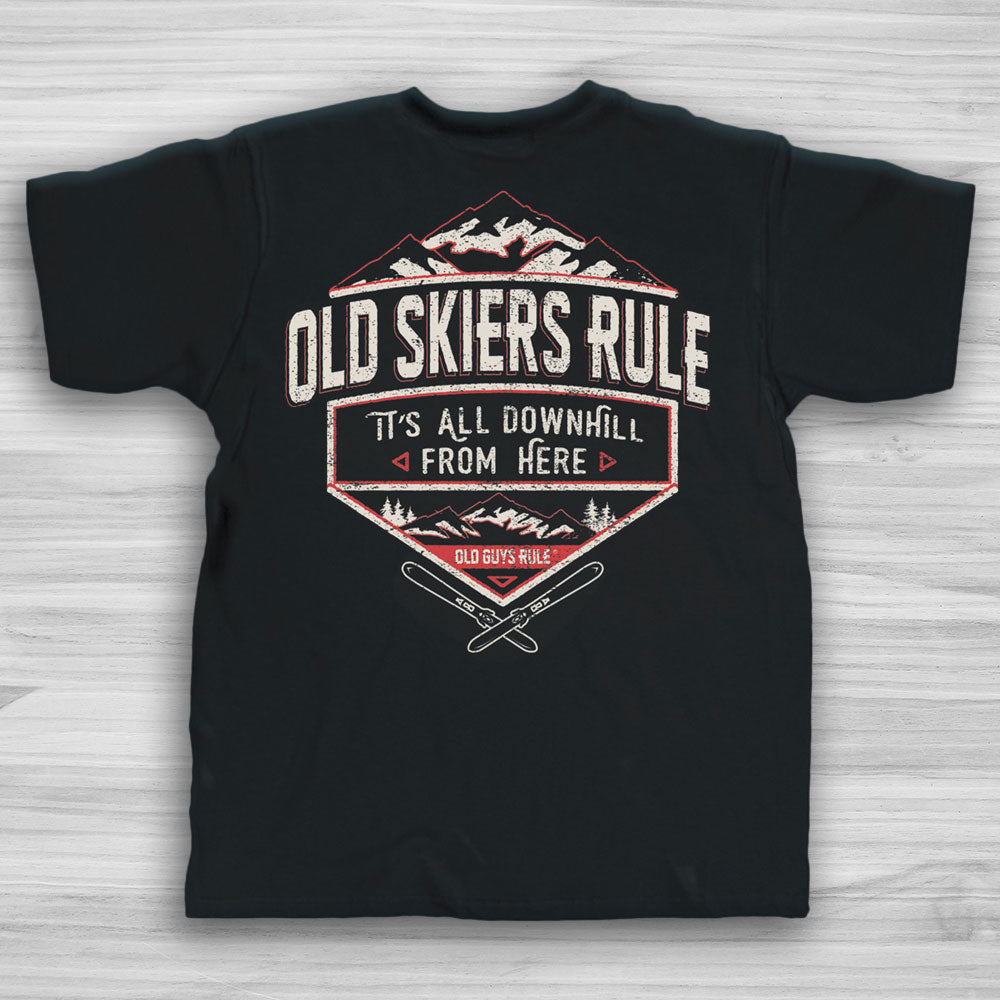 Old Guys Rule I Fish Therefore I Lie T-Shirt