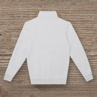 Premium Grey Heather 1/4 Zip Crewneck