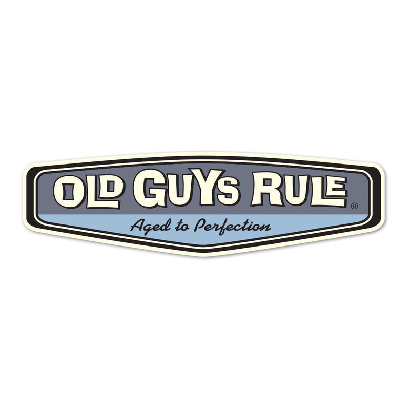 Old Guys Rule - Sticker - Rear View