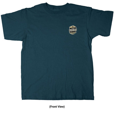 Old Guys Rule - Legend Badge  - Harbor Blue T-Shirt - Front