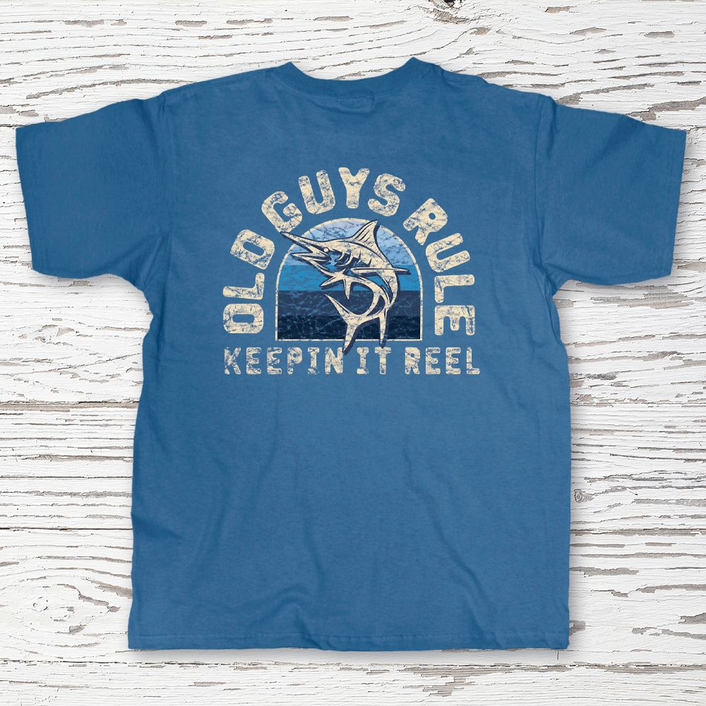 Old Guys Rule T-Shirt - Keepin' It Reel - Old Guys Rule - Official