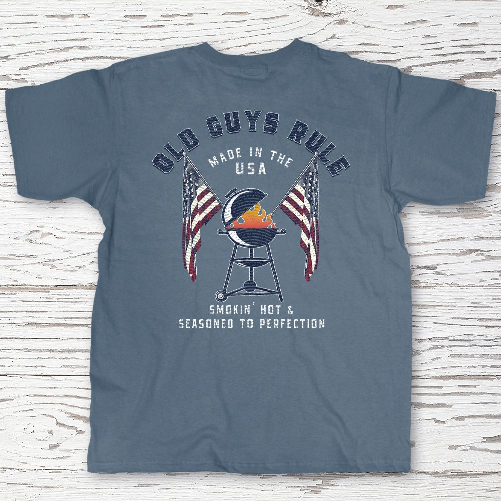 Old Guys Rule T-shirt - American BBQ - Old Guys Rule - Official Online ...