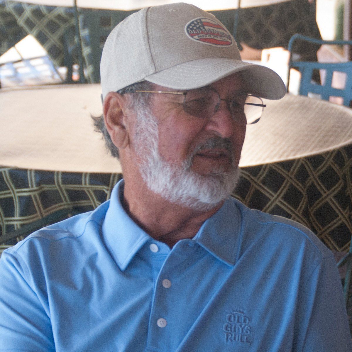 Old Guys Rule - Born In The USA - Khaki Hat