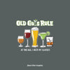 Old Guys Rule - Need Glasses - Dark Heather T-Shirt - Back Graphic