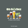 Old Guys Rule - Need Glasses - Dark Heather T-Shirt - Front Graphic