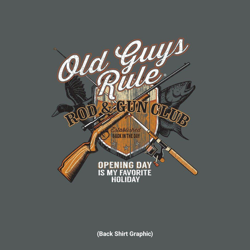 Old Guys Rule - Rod & Gun Club - Dark Heather - Main View