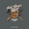 Old Guys Rule - Rod & Gun Club - Dark Heather - Front Graphic