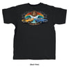 Old Guys Rule - Muscle Cars - Black T-Shirt - Back View