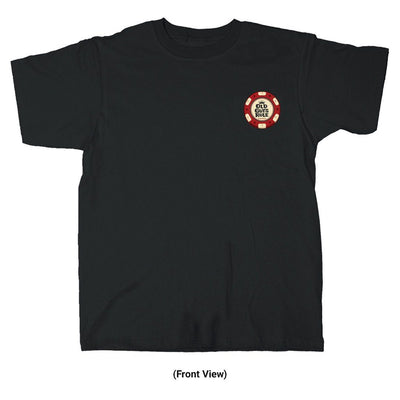 Old Guys Rule - Poker Chip - Black T-Shirt - Front View