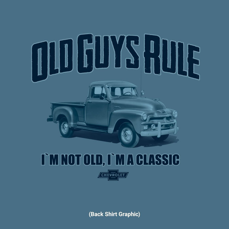 Old Guys Rule - I'm A Classic - Heather Indigo T-Shirt - Main View