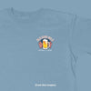 Old Guys Rule - Red White & Brew - Stone Blue T-Shirt - Front Graphic