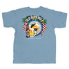 Old Guys Rule - Red White & Brew - Stone Blue T-Shirt - Main View