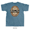 Old Guys Rule - Crazy Beers - Heather Indigo T-Shirt - Back View