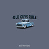 Old Guys Rule - Truck Band - Indigo Blue T-Shirt - Back Graphic