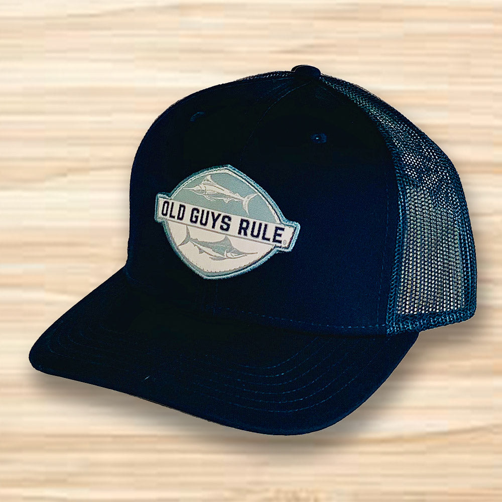 Old Guys Rule Trucker Hat - Marlin Patch - Old Guys Rule - Official Online  Store