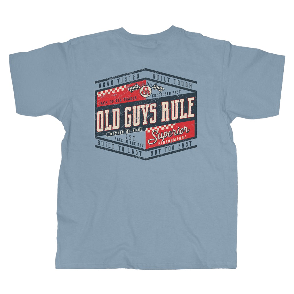 Old Guys Rule - Superior - Stone Blue T-Shirt - Old Guys Rule - Superior - Stone Blue T-Shirt - Main View