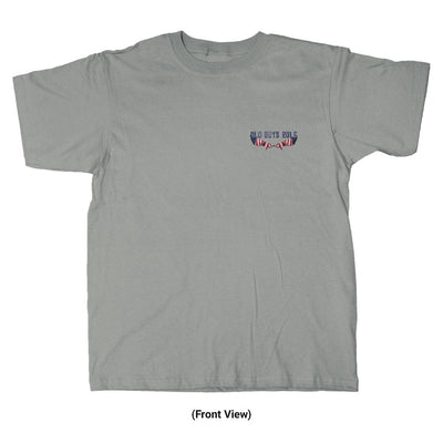 Old Guys Rule - Well Served - Gravel T-Shirt - Front View