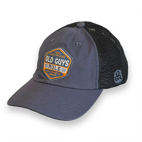 茶 gan Thrasher Skategoat Redux Old Timer Strapback Hat, Black, One