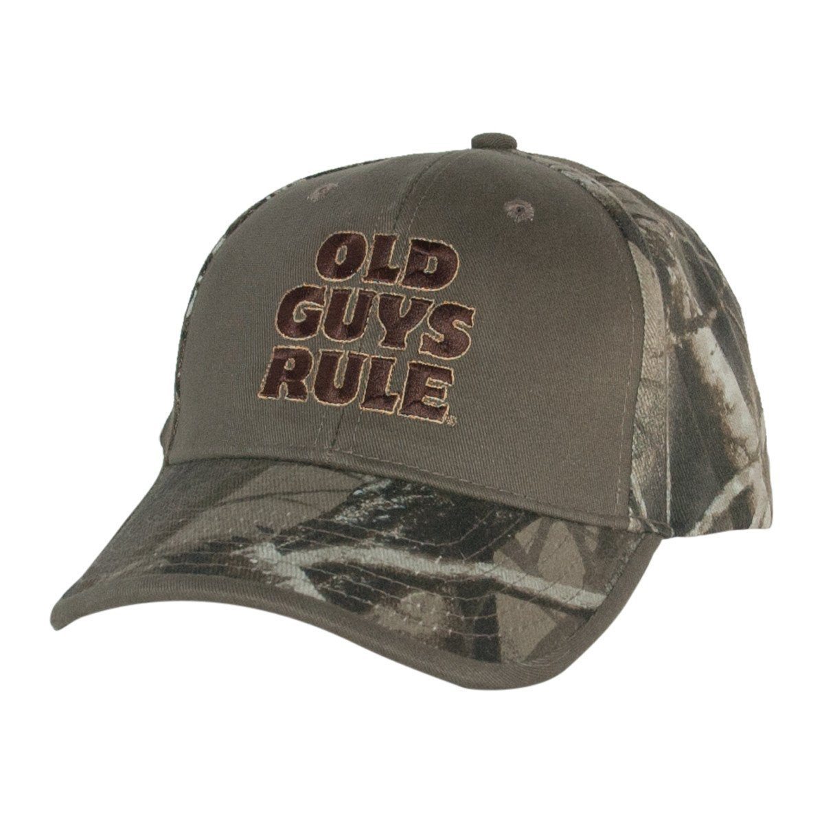 Old Guys Rule Baseball Cap - Camo - Bucks, Trucks and Ducks - Old Guys Rule