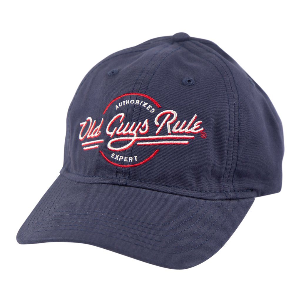 Old Guys Rule Baseball Cap - Navy - Authorized Expert - Old Guys Rule
