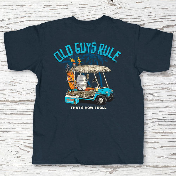 Old Guys Rule T-shirt - Beer Cart