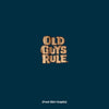 Old Guys Rule - Hammock Vacation - Navy - Front Graphic