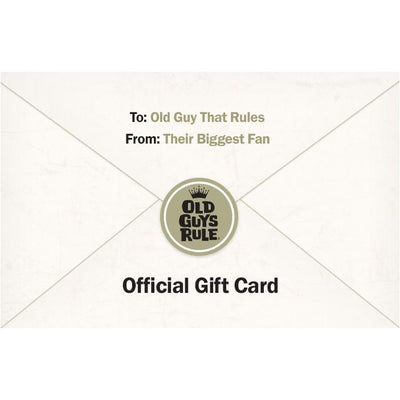 Old Guys Rule - Gift Card - Main view